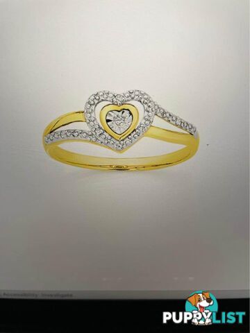 9ct gold ring from Prouds Jewellers - PRICE DROP $200 - $150