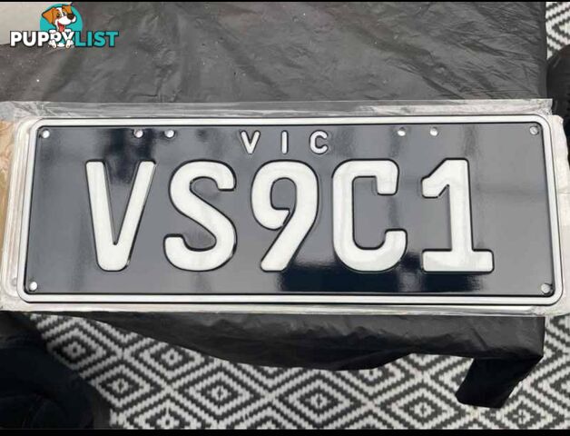 VS 9C1 Interceptor VS BT1 personalised custom Victoria number plates