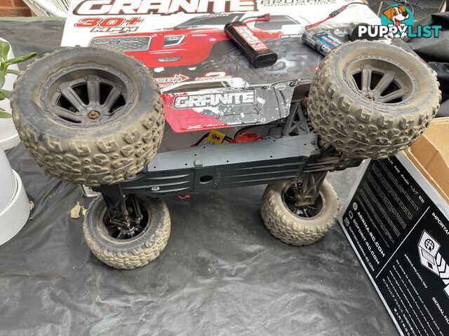 Remote controlled Granite Monster Truck 1/10 scale 2WD (30+MPH)