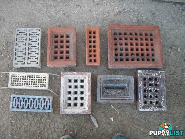 Terracotta & Cast Vents
