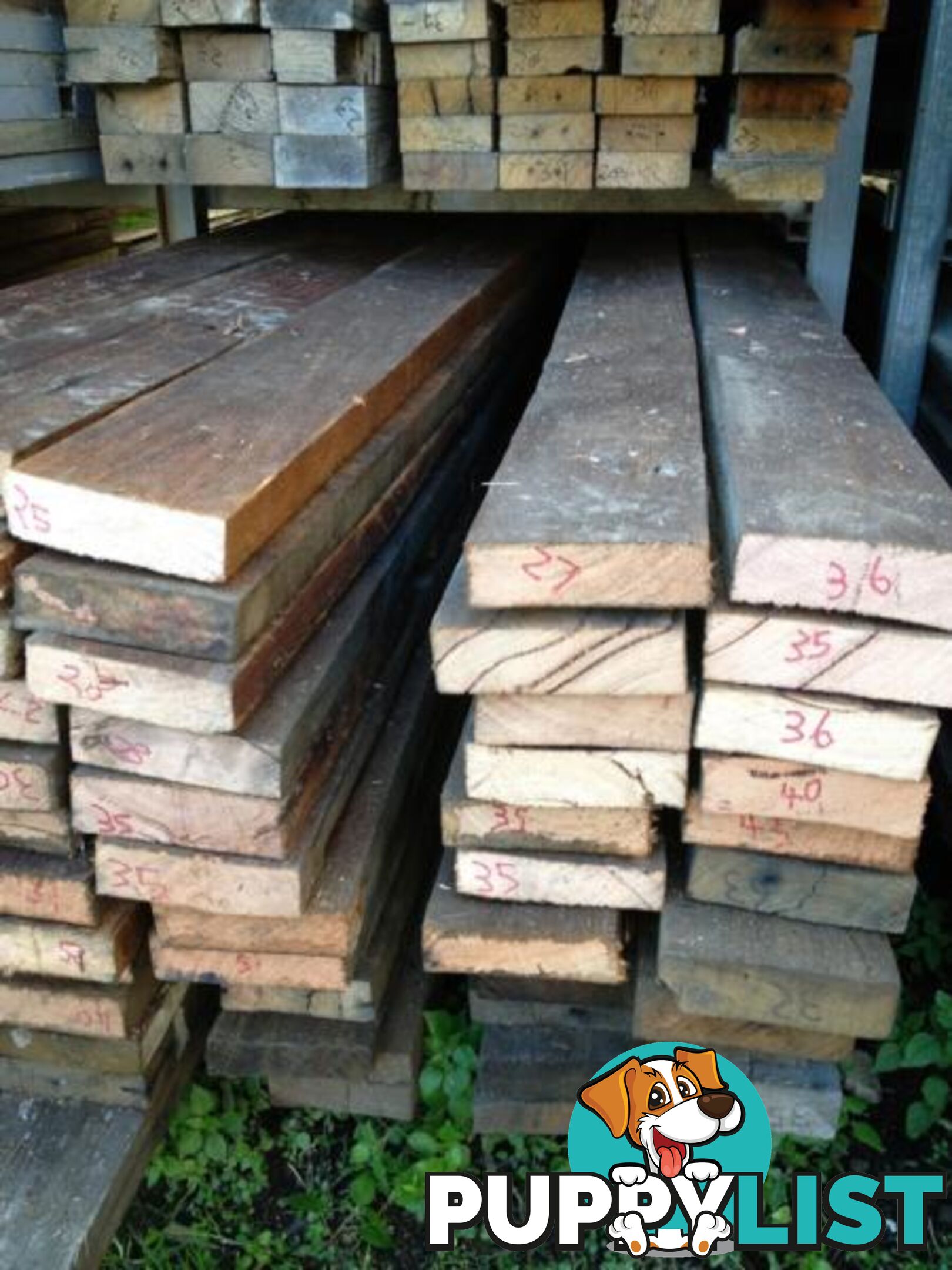 125 x 38 hardwood timber