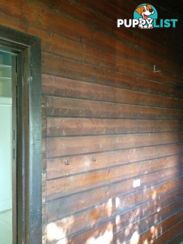 Recycled timber feature walls