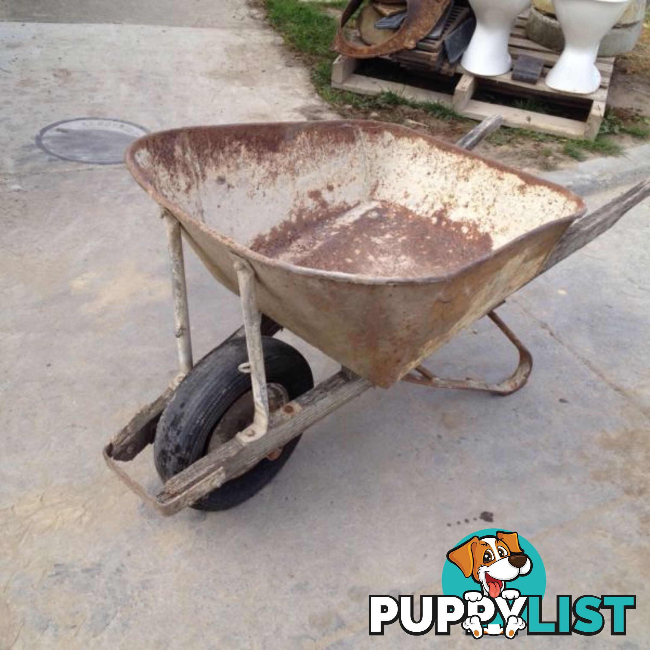 Vintage wheelbarrow