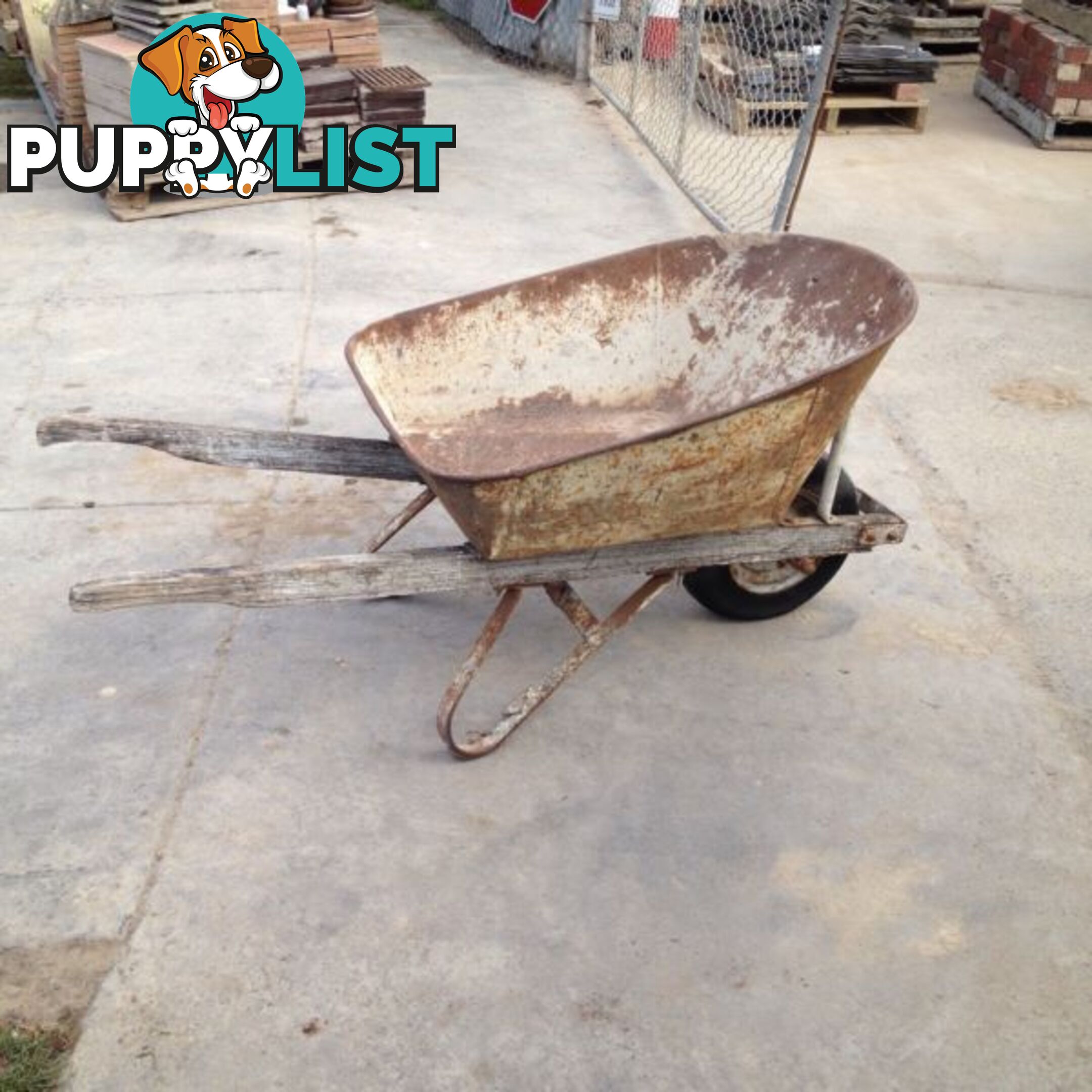 Vintage wheelbarrow