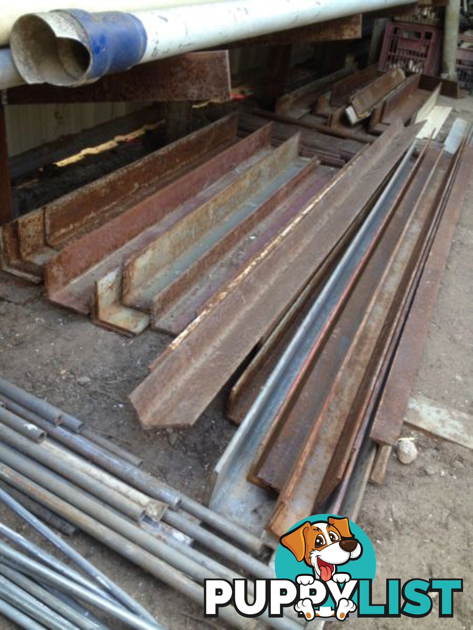 Steel angle line