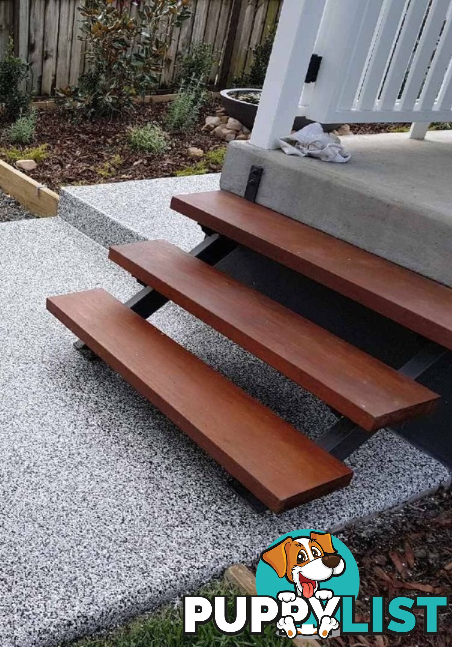 Timber Hardwood Stair material  External