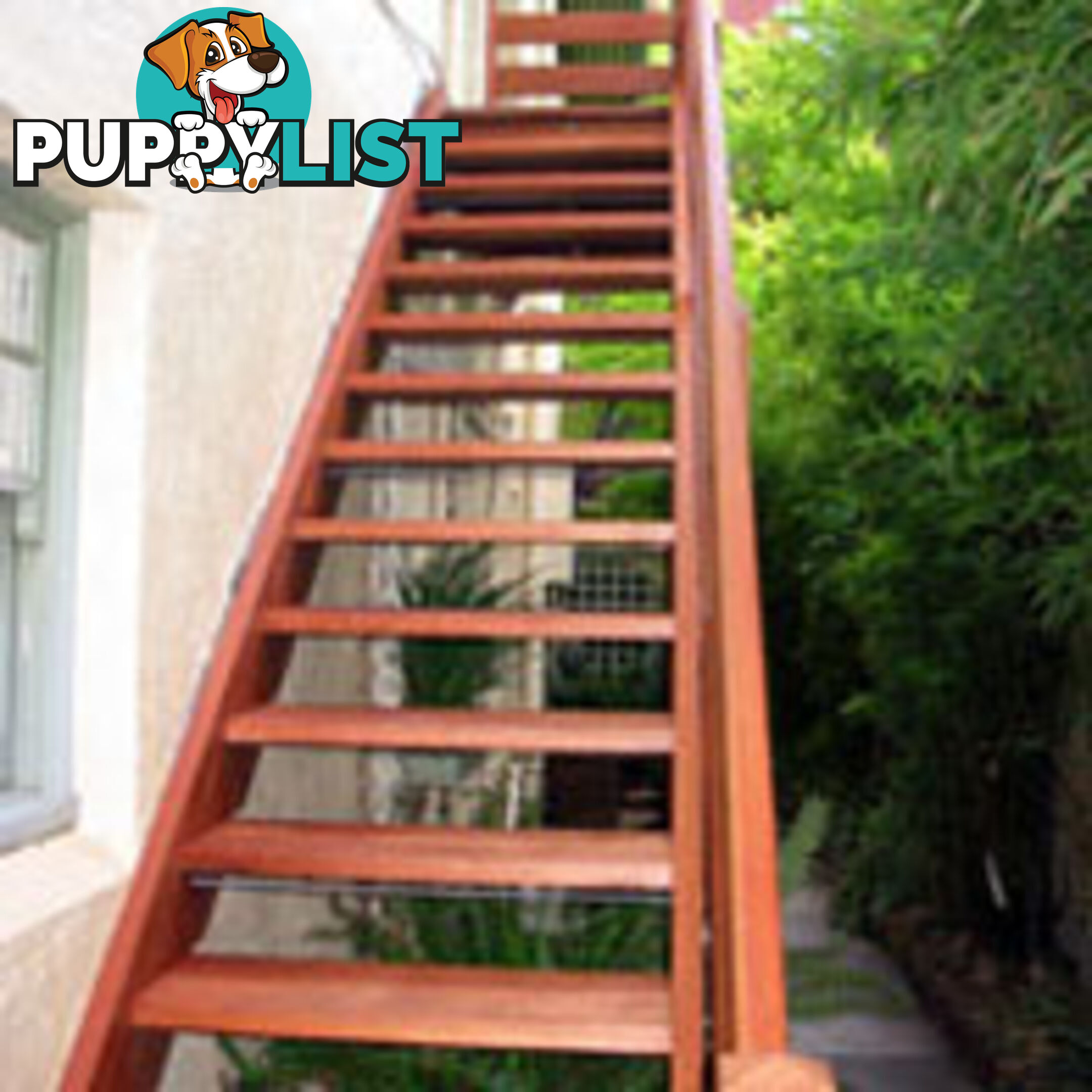 Timber Hardwood Stair material  External