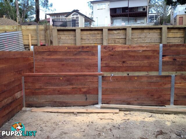 Landscaping Hardwood Sleepers Untreated