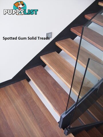 Hardwood Timber Steps Treads