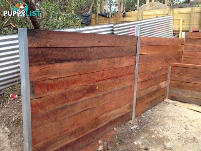 Hardwood Sleeper Garden Edging