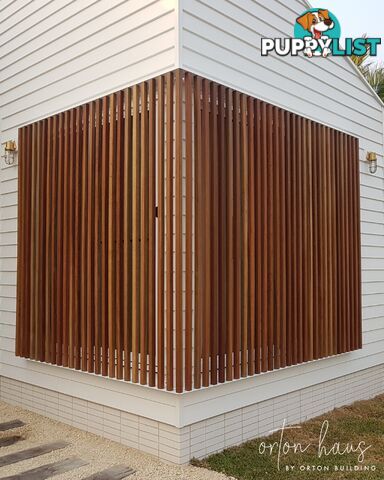 Hardwood Privacy Screening