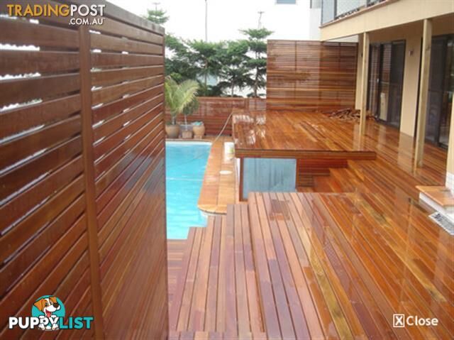 Spotted Gum Decking Long Lengths