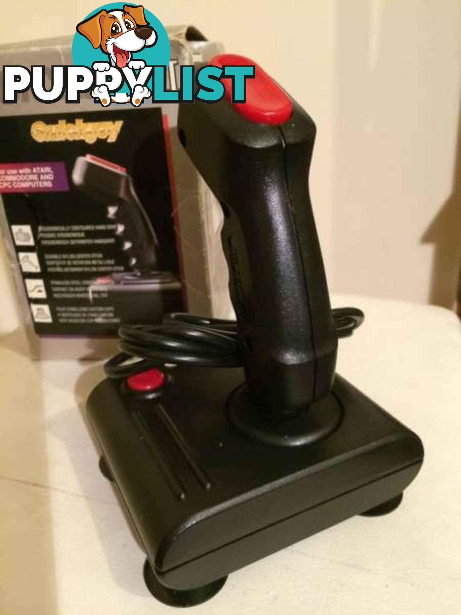 VINTAGE QUICKJOY JOYSTICK FOR ATARI & COMMODORE 64