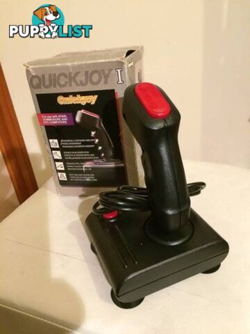 VINTAGE QUICKJOY JOYSTICK FOR ATARI & COMMODORE 64