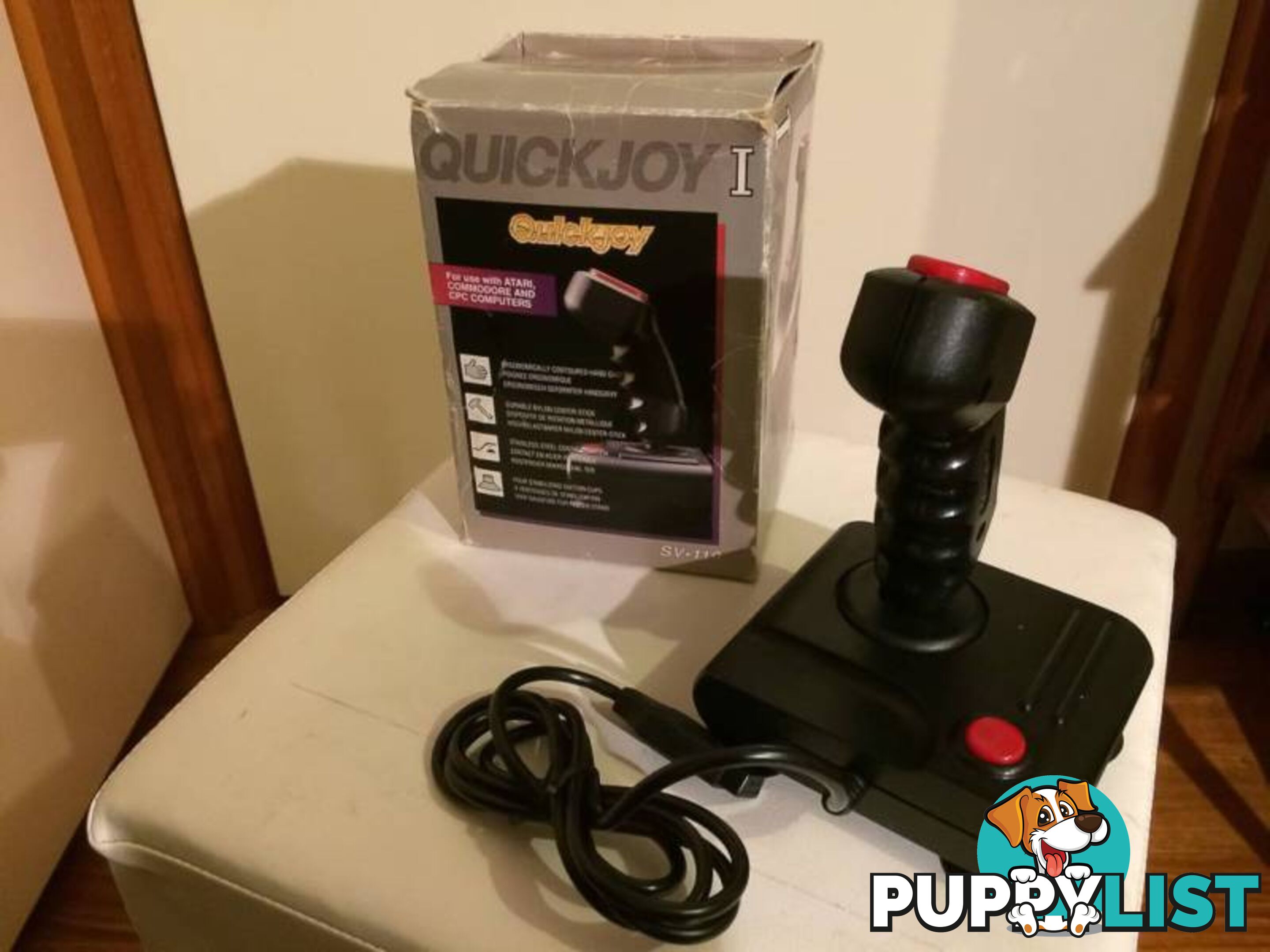 VINTAGE QUICKJOY JOYSTICK FOR ATARI & COMMODORE 64