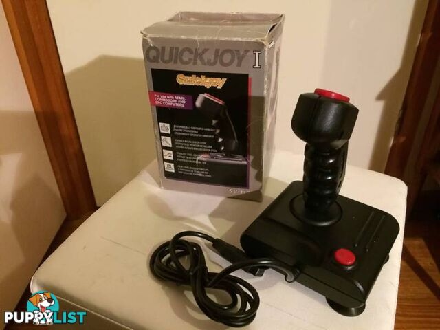 VINTAGE QUICKJOY JOYSTICK FOR ATARI & COMMODORE 64