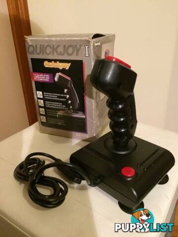 VINTAGE QUICKJOY JOYSTICK FOR ATARI & COMMODORE 64