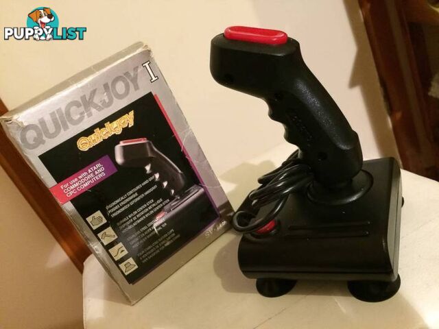 VINTAGE QUICKJOY JOYSTICK FOR ATARI & COMMODORE 64