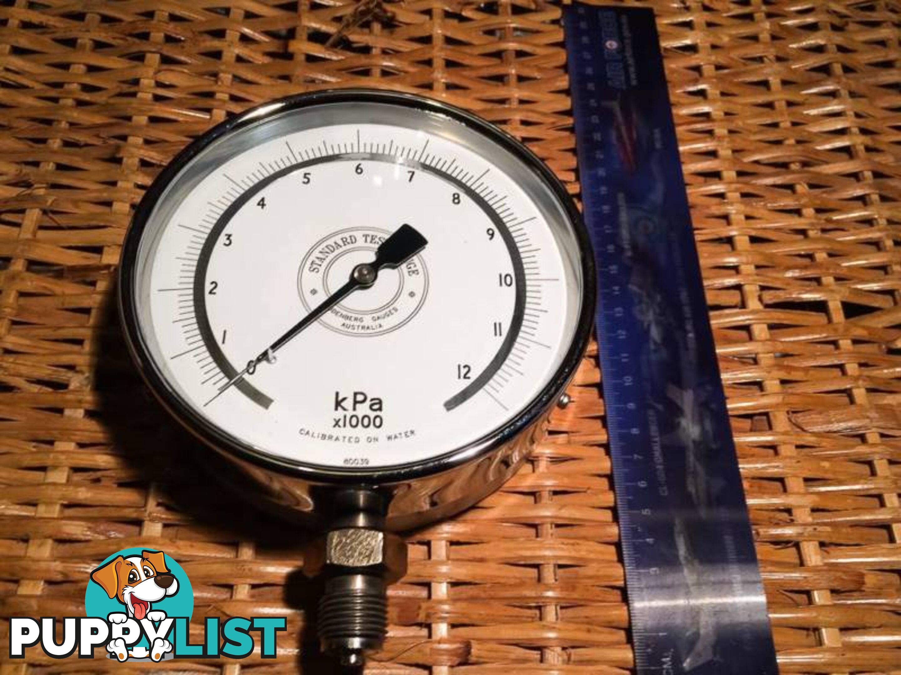 BUDENBERG GAUGES AUSTRALIA STANDARD TEST GAUGE KPA X1000