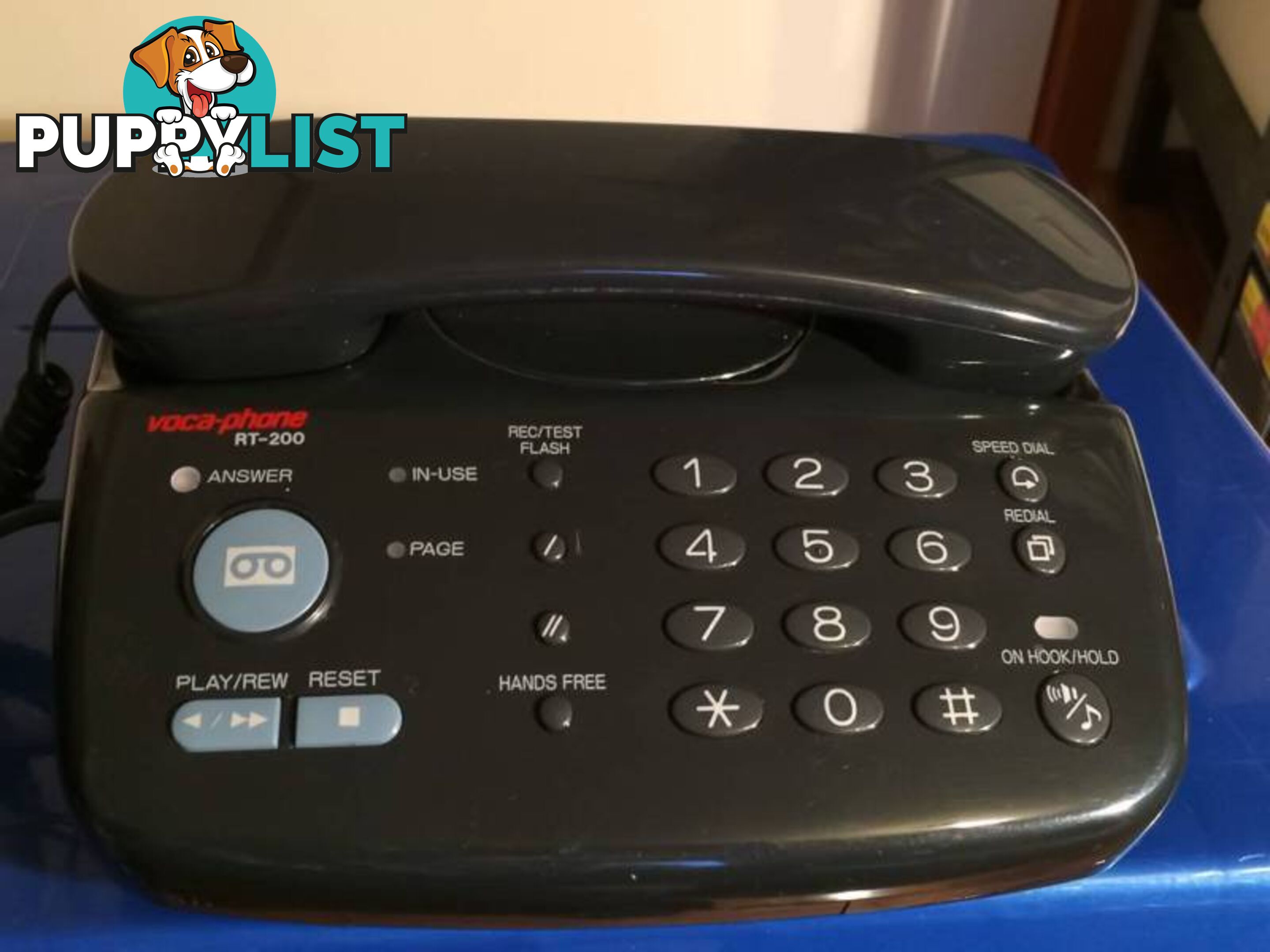 VOCA-PHONE RT-200 HOME PHONE IN WORKING CONDITION