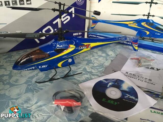 3 x remote control Helicopters! 1 working 1 not working 1 unsure