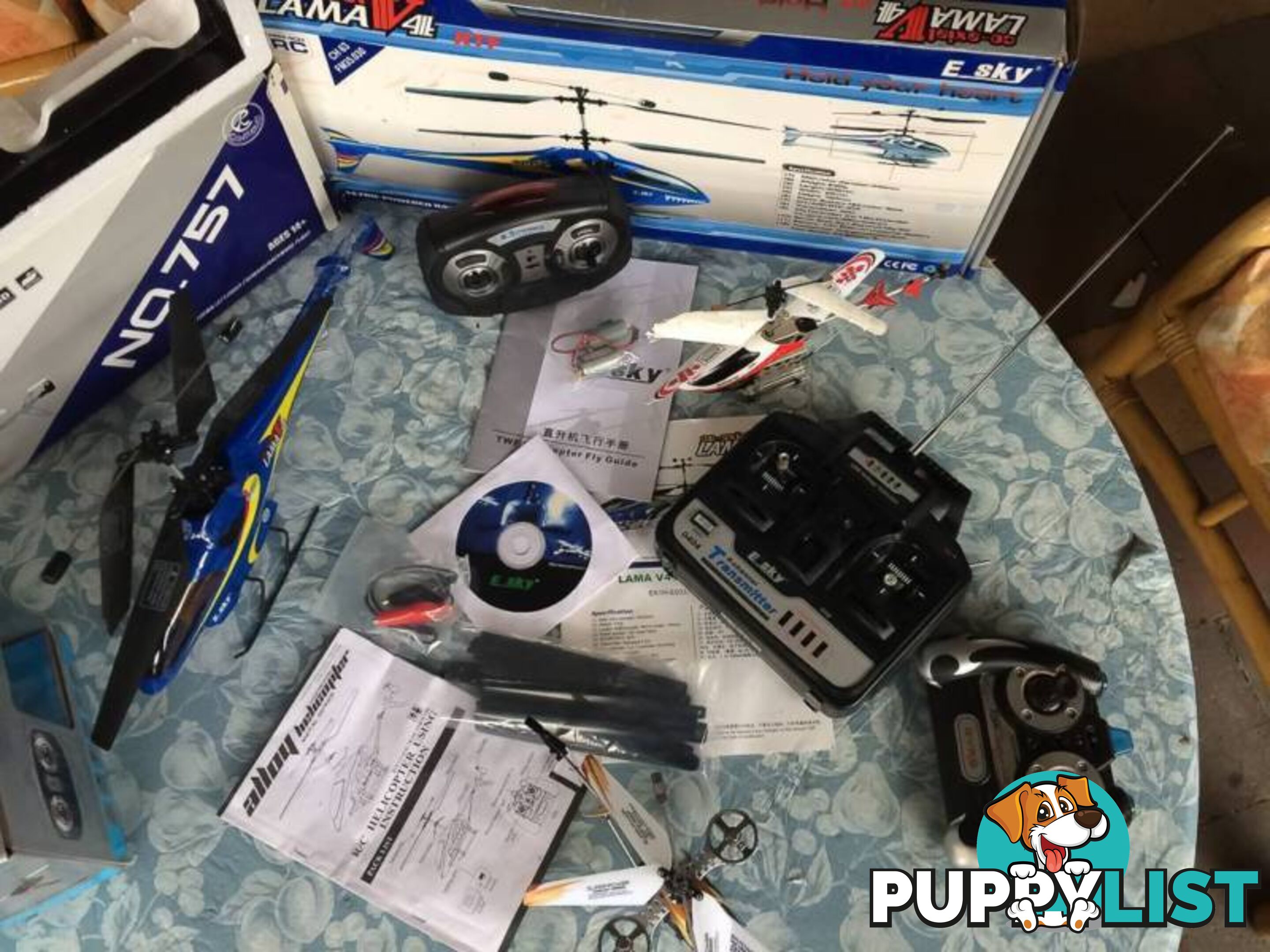 3 x remote control Helicopters! 1 working 1 not working 1 unsure