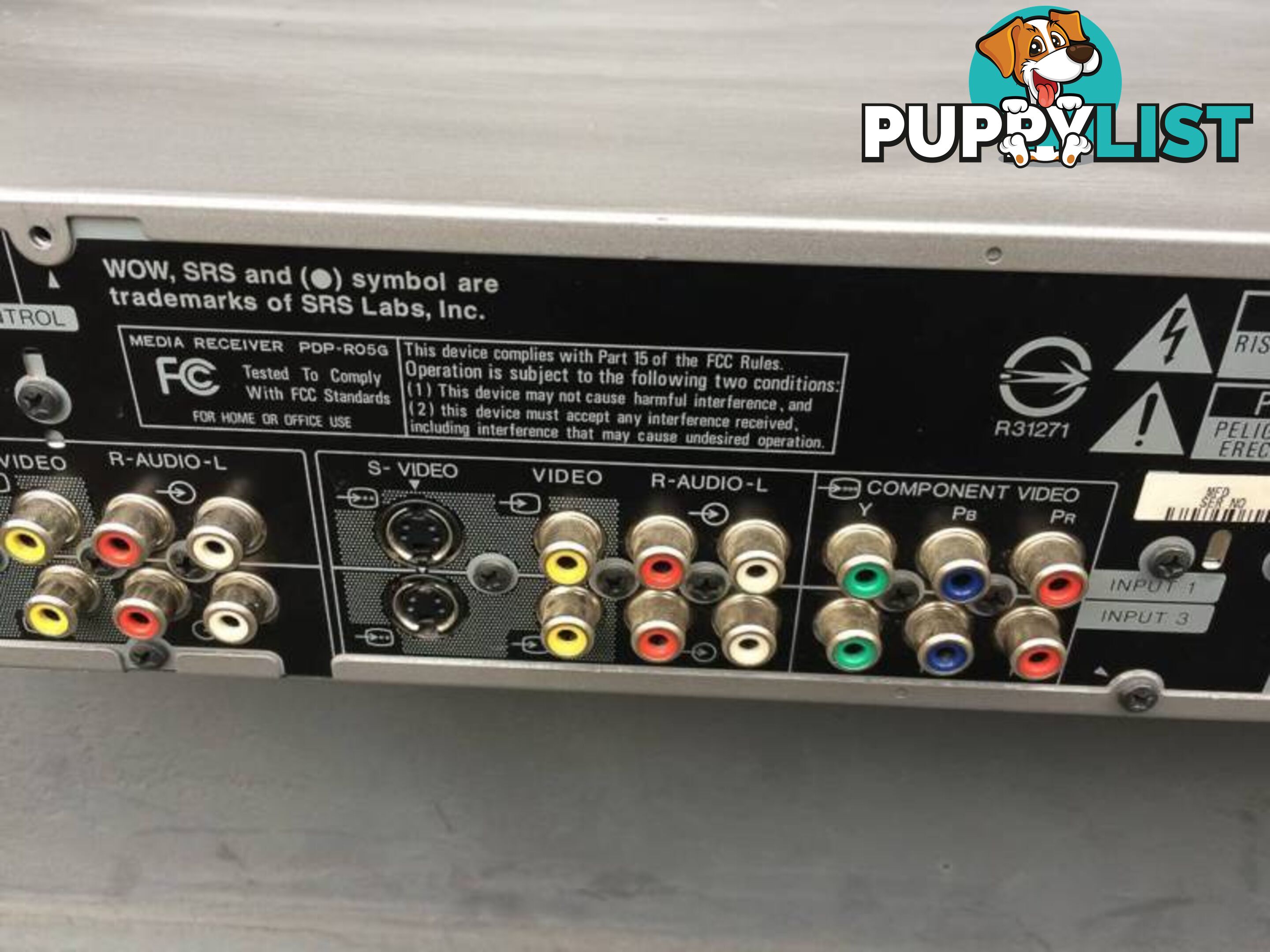 PIONEER MEDIA RECEIVER PDP-RO5G IN WORKING CONDITION