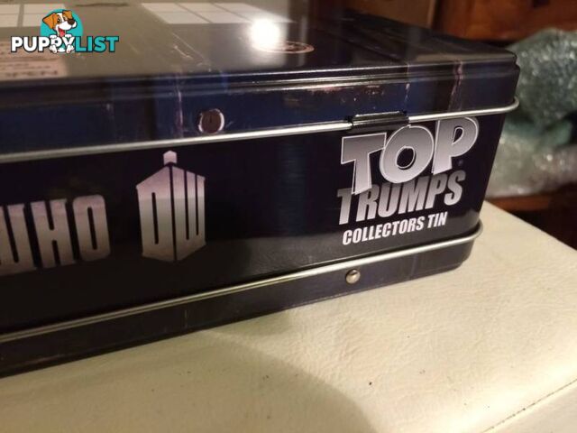 TOP TRUMPS COLLECTORS TIN WITH UNOPENED CARDS INSIDE