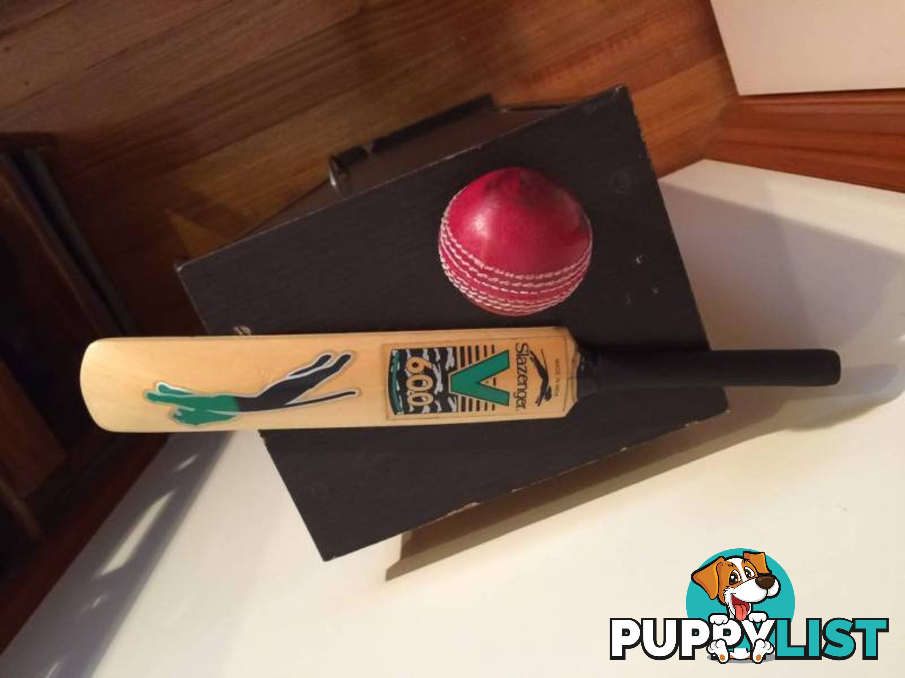 MINIATURE Slazenger V600 CRICKET BAT USED BY Jacques Kallis