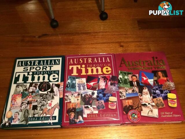 3 X AUSTRALIA THROUGH TIME BOOKS $20 FOR ALL 3