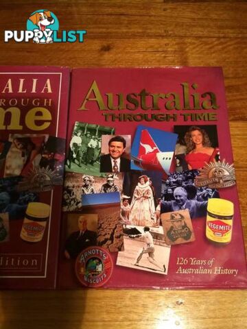 3 X AUSTRALIA THROUGH TIME BOOKS $20 FOR ALL 3