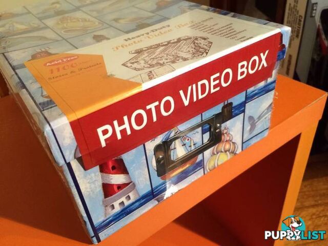 BRAND NEW PHOTO,CD'S,NEGATIVES,DOCUMENTS,INVITES,STORAGE BOX