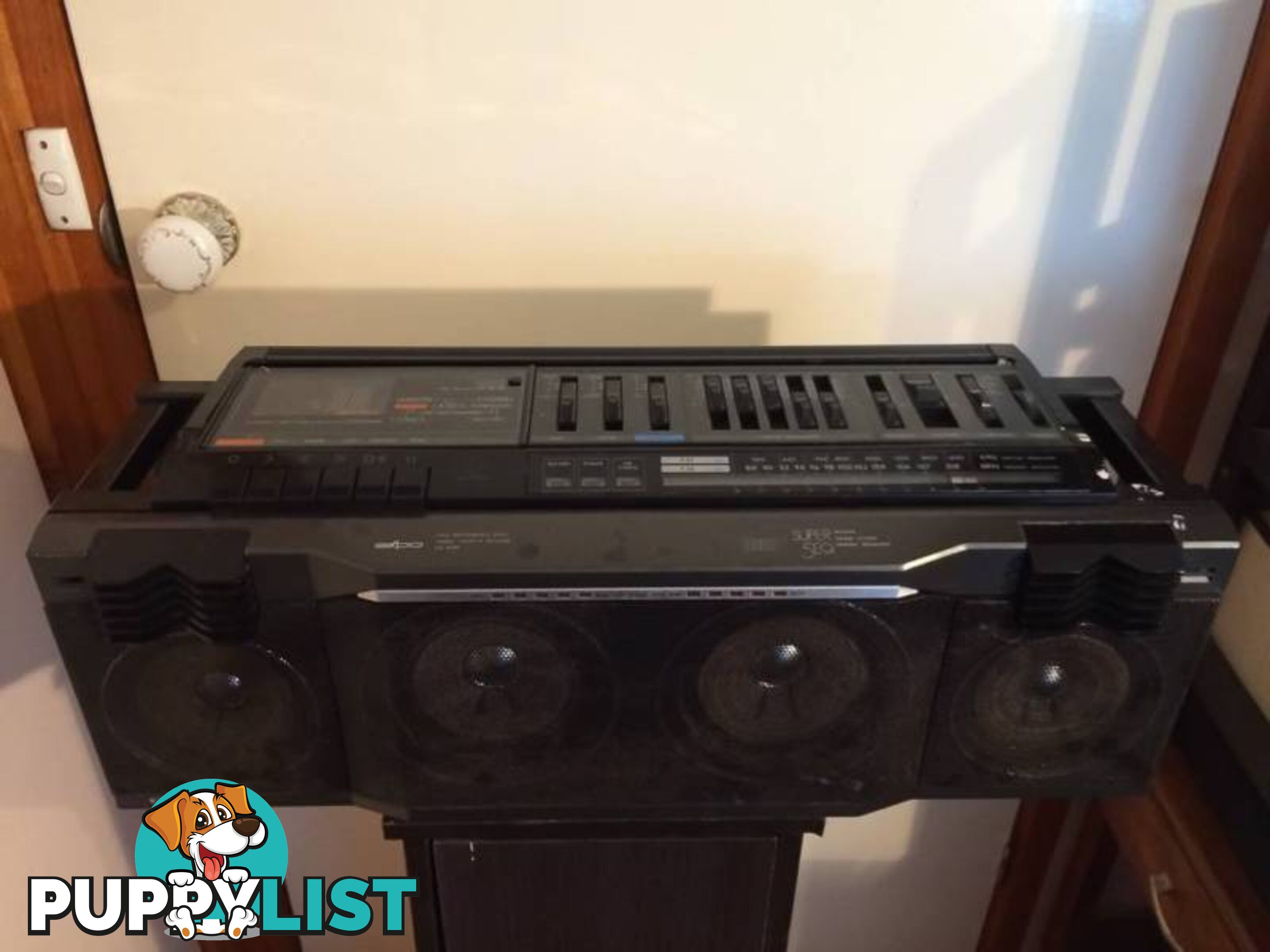 RETRO BOOMBOX PORTABLE STEREO BY EXPO