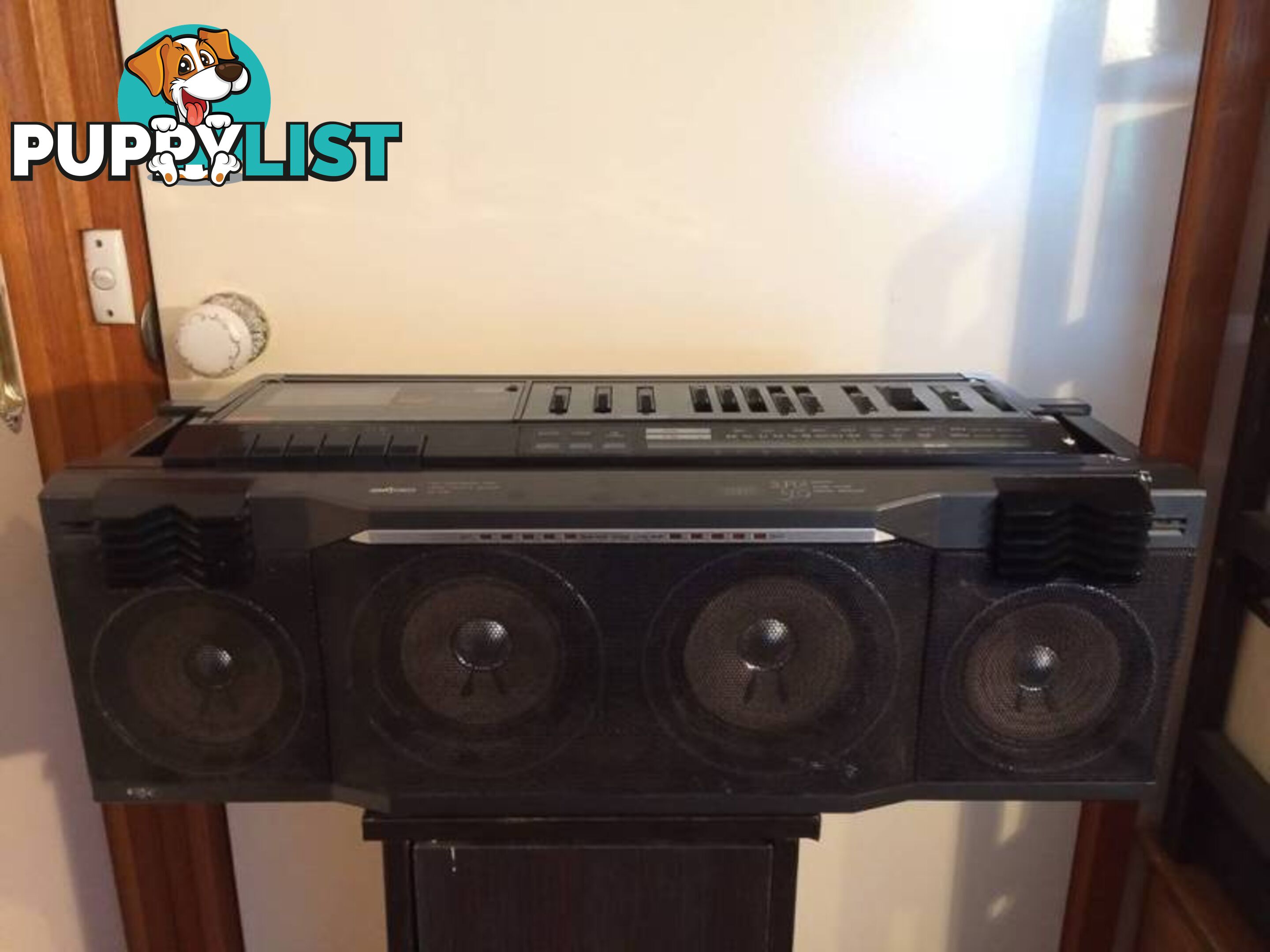 RETRO BOOMBOX PORTABLE STEREO BY EXPO