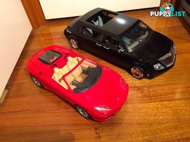 2 VERY LARGE TOY CARS $20 FOR THE PAIR