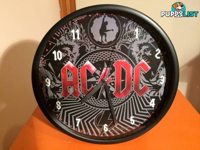 AC/DC COLLECTABLE WALL CLOCK