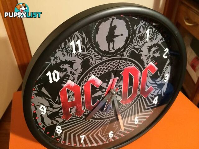 AC/DC COLLECTABLE WALL CLOCK