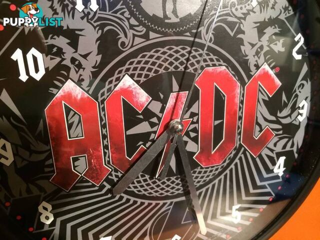 AC/DC COLLECTABLE WALL CLOCK