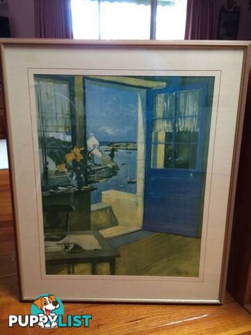 THE BLUE DOOR' BY R . WINTZ .. Massive BARGIN at $50