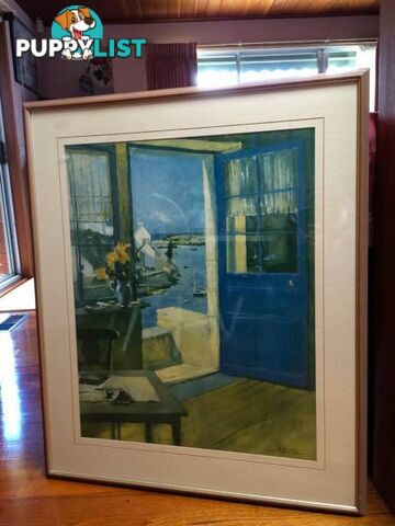 THE BLUE DOOR' BY R . WINTZ .. Massive BARGIN at $50