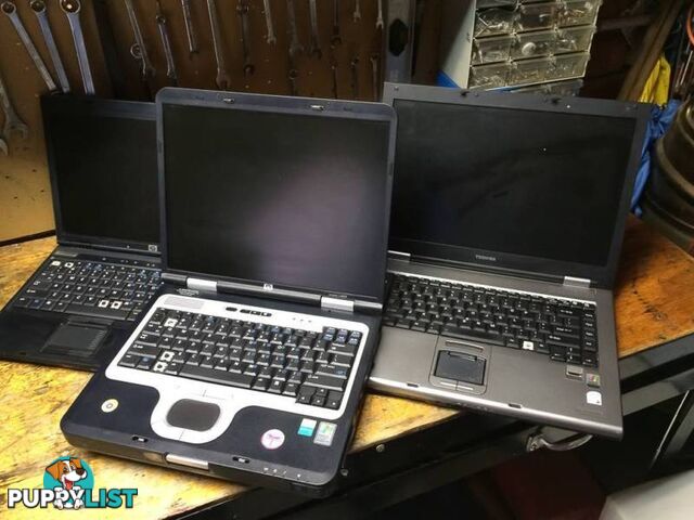 3 X LAPTOPS FOR PARTS