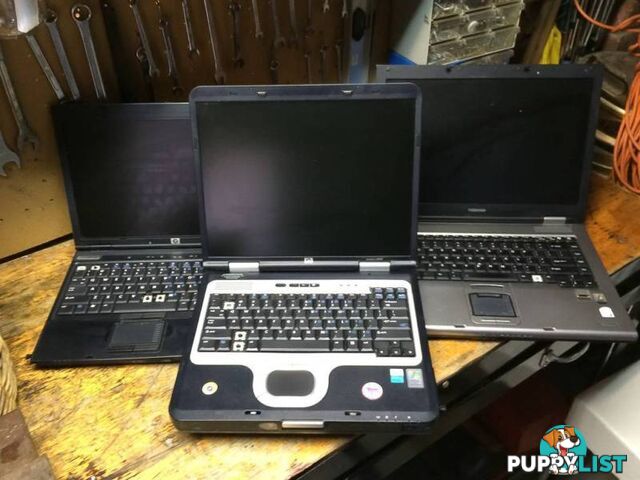 3 X LAPTOPS FOR PARTS