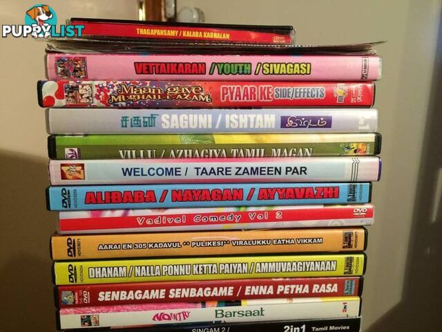 DVD MOVIES FROM INDIA $25 THE LOT