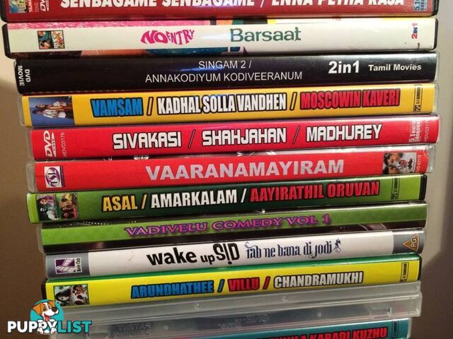 DVD MOVIES FROM INDIA $25 THE LOT