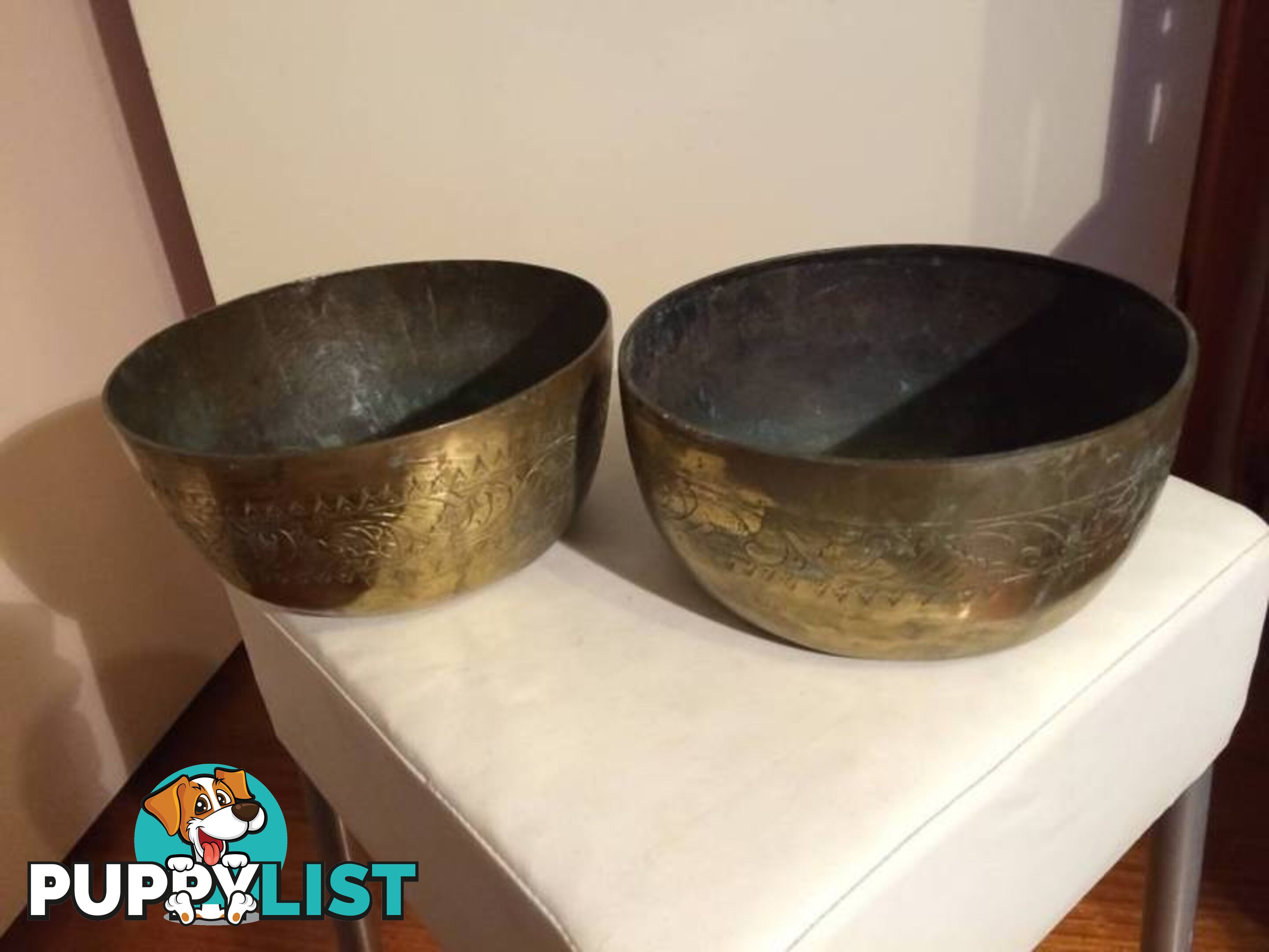 2 X COPPER PLANT POTS