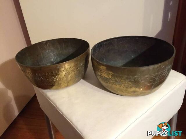 2 X COPPER PLANT POTS