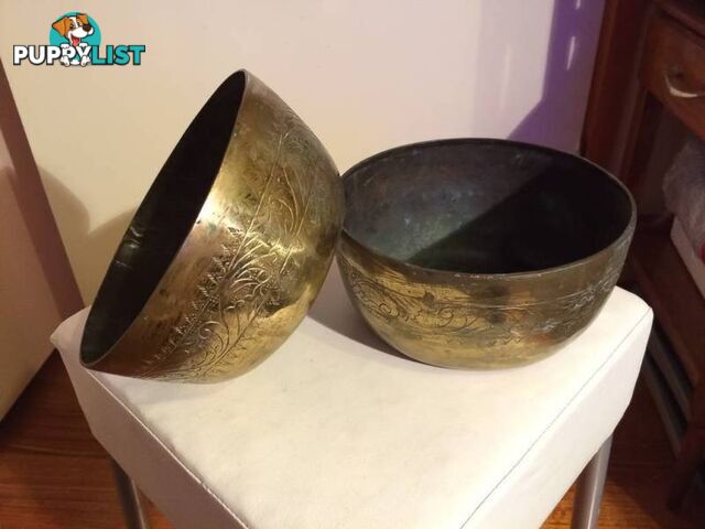 2 X COPPER PLANT POTS