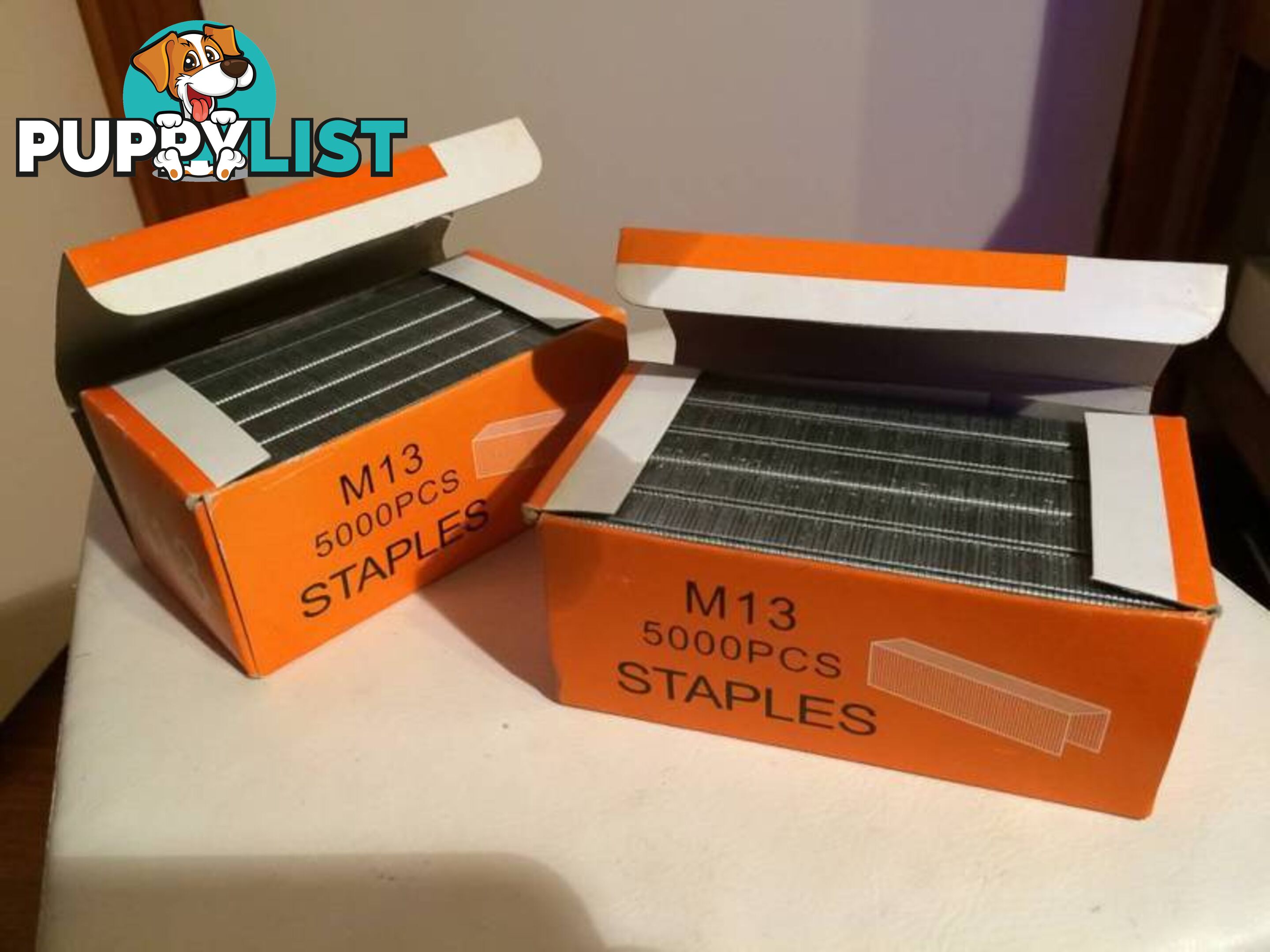 2 X 18 gauge staples box 5000 for pneumatic industrial staple gun