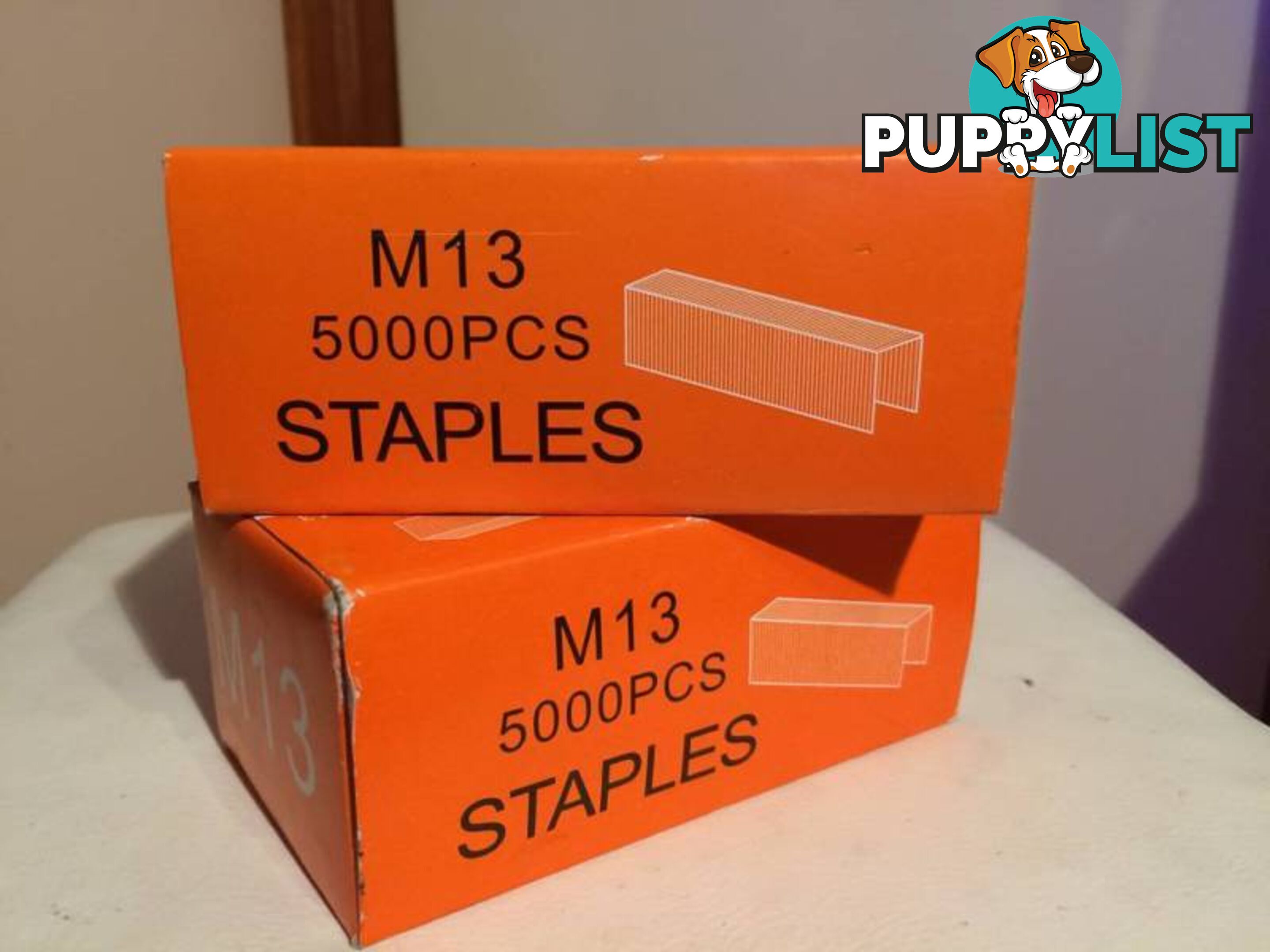 2 X 18 gauge staples box 5000 for pneumatic industrial staple gun