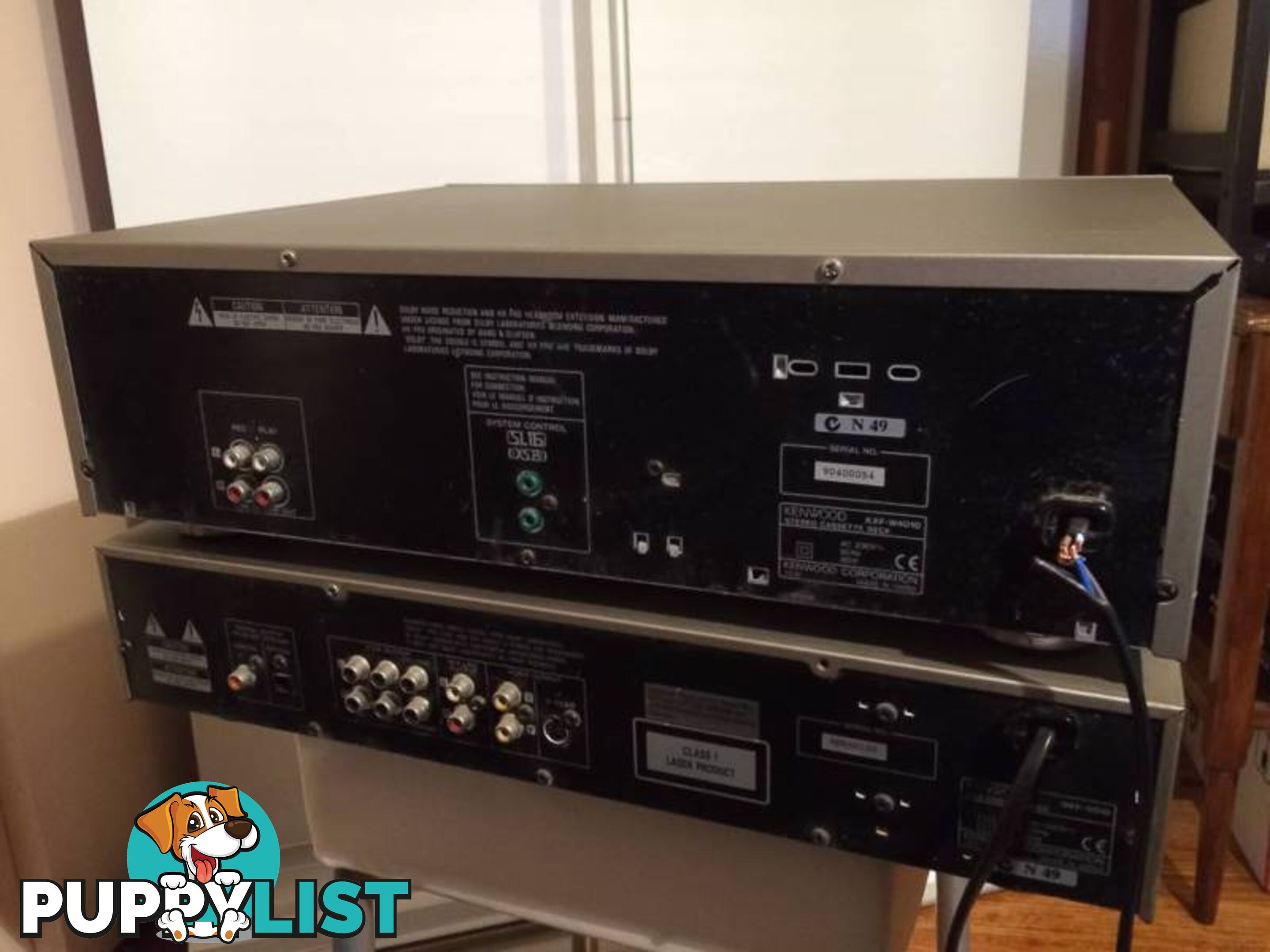 KENWOOD KXF-W4040 TAPE & DVF-5010 CD PLAYER $30 THE PAIR